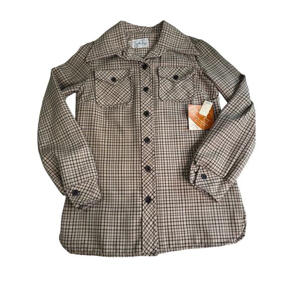 Jonathan Logan Tops - Vintage Jonathan Logan Plaid Button Up Shirt